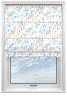 Nevada, Blue - Roman Blind
